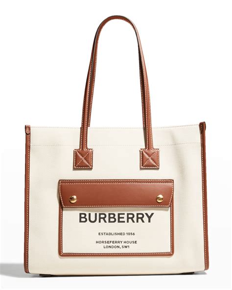 burberry canvas pocket bag|Burberry outlet tote bags.